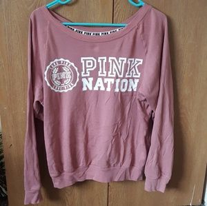 Pink long sleeve shirt